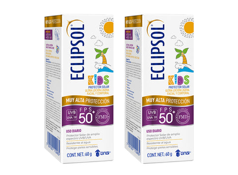 2 Pack Eclipsol Ultra Loción Kids