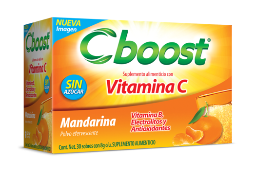 C-Boost Vitamina C polvo efervescente 30 sobres
