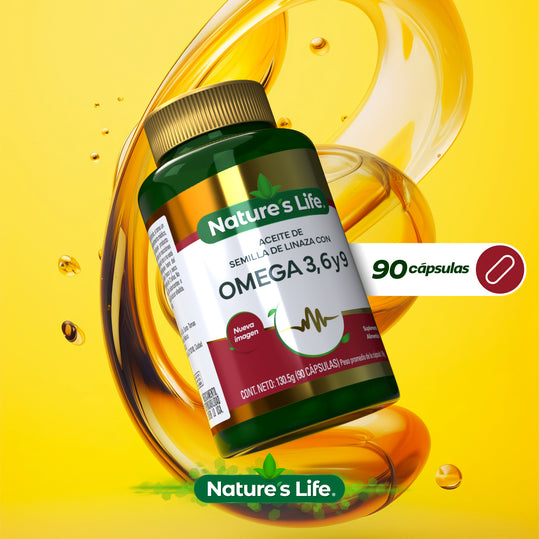 GRISI Nature's Life aceite Linaza Omega 3 6 y 9