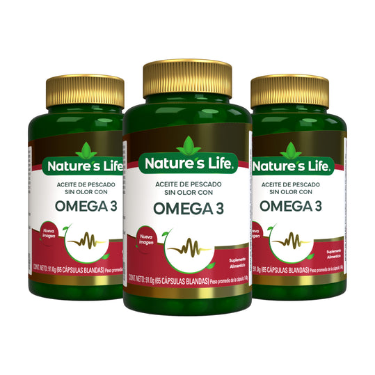 GRISI Pack Nature's Life Omega 3 Aceite Pescado