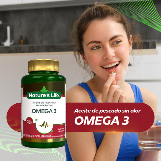 GRISI Pack Nature's Life Omega 3 Aceite Pescado