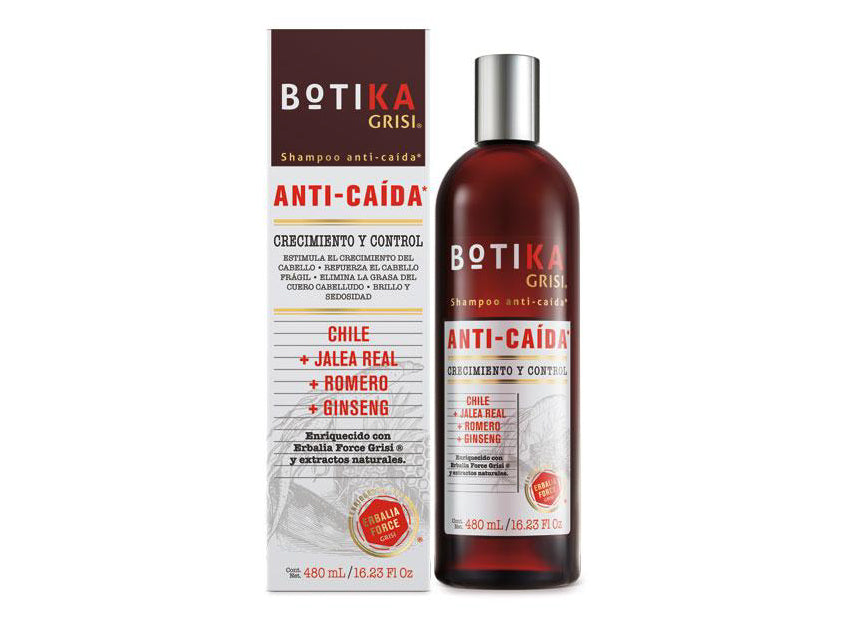 Shampoo Botika Grisi Anti-caída enriquecidos con ingredientes naturales
