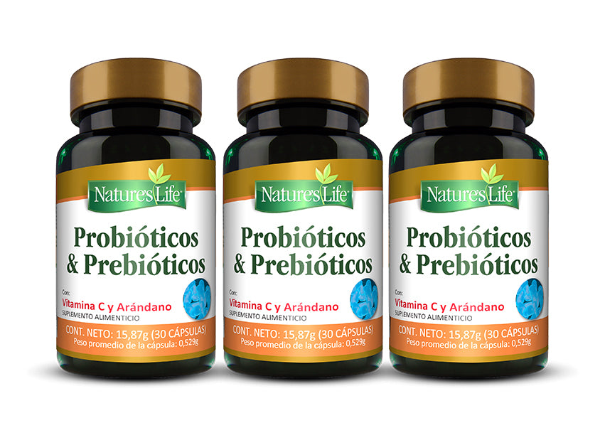 Pack Nature's Life Probióticos & Prebióticos