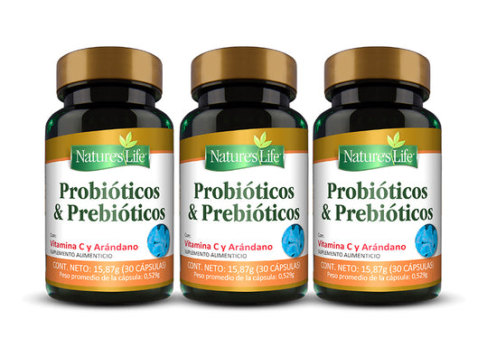 GRISI Pack Nature's Life Probióticos & Prebióticos